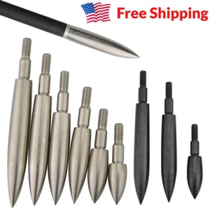 12pcs 100-350gr Arrowheads Broadheads Crossbow Tips Archery Hunting Bow Hunting - Picture 1 of 12