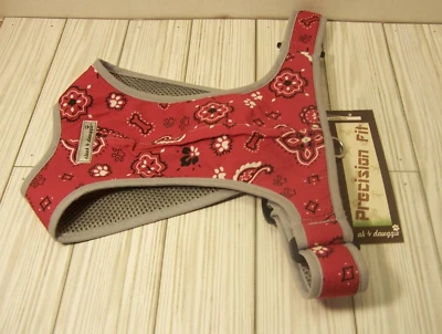 Capa y Dawggie Ajuste de Precisión Ajustable Paso en Perro Arnés Bandana Estampado Grande Foto 1 de 4