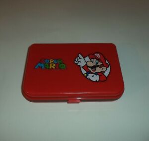 SUPER MARIO Nintendo DS 3DS Red Hard Travel Storage Case for Games & Console