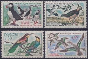 F-EX30447 FRANCE MNH 1960 WWF MIGRATION BIRD AVES PAJAROS OISEAUX VÖGEL PUFFING. - Picture 1 of 1