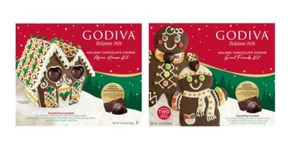 Kits de casa alpina y kit de amigos gigantes de galletas de chocolate Godiva - Imagen 1 de 7