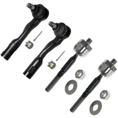 SET-MOES3564 Moog Juego de 4 extremos de varilla de amarre delantero lado conductor y pasajero izquierdo derecho Foto 1 de 4