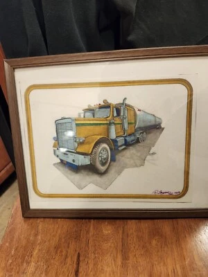  Vintage R.Lazarus Signed lithograh 1983 Tanker - Image 1 of 4
