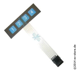 1x4 Tastaturmatrix Key Matrix Arduino - Bild 1 von 1