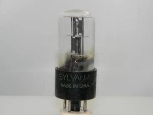 Strong 1950 Sylvania 6X5GT 90/97% 3-Mica Split Black Plates Serious Tubes S330 - Picture 1 of 4