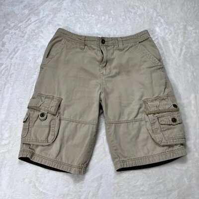 Pantalones Cortos Helix Cargo Para Hombre 34 (cintura 32") Marrón Senderismo Aire Libre Trabajo Patín Grunge Foto 1 de 4