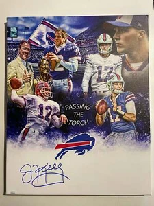 Jim Kelly Autographed 16x20 Coach's Collectibles Exclusive Custom Wrapped Canvas - Picture 1 of 1