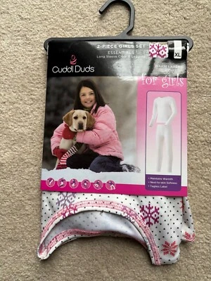 Cuddl Duds для девочек XL Новый Набор Снежинок Patter Cuddl Duds 14/16 - Изображение 1 из 2