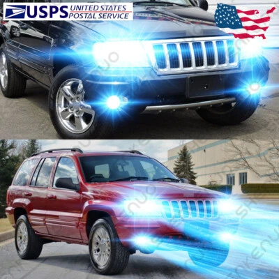 For Jeep Grand Cherokee 1999-2004 6X LED Headlight Bulb Hi/Low Beam Fog Light GL - Image 1 of 4