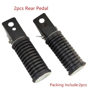 2x Rear Footrest Pedal Foot Pegs For GS125 GN125 QJ125 GT125-5 HJ125 EN125 EN150 - Picture 1 of 10