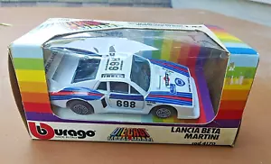 Modellino pressofuso BURAGO SCALA 1/43 LANCIA BETA MARTINI RALLY CAR - Made in Italy - Foto 1 di 11