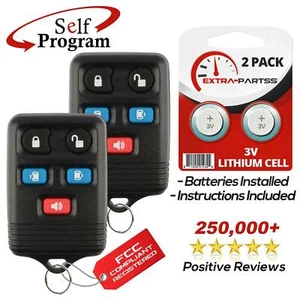 2 For 1998 1999 2000 2001 2002 2003 Ford Windstar Keyless Entry Key Remote Fob - Picture 1 of 7