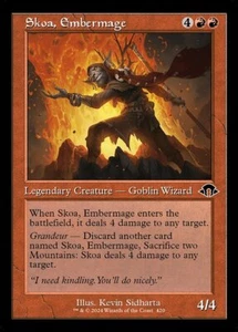MTG SKOA, EMBERMAGE 420 FOIL EXC - RETRO SKOA, MAGA DELLE BRACI - MH3 X EN - Picture 1 of 1