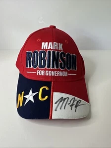 Mark Robinson For Governor signierte Mütze. NC The MAGA Mall Mütze verstellbar. - Bild 1 von 9