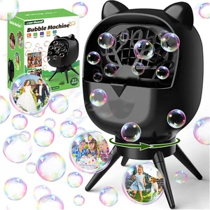Automatic Bubble Machine Rechargeable for Parties: Portable Bubble Maker with 50 - Picture 1 of 6
