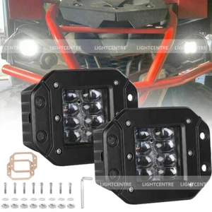 Vainas de luz antiniebla de trabajo de conversión de faros LED Fit Can-Am Outlander montaje empotrado 2x - Imagen 1 de 12