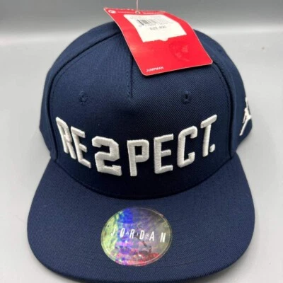 Air Jordan x Yankees Hat Youth Blue Derek Jeter Re2pect Jumpman Snap Back Cap - Image 1 of 4