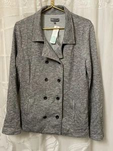 Abrigo Chaqueta Market & Spruce Gris Doble Pecho con Botones TALLA XL NUEVO PUNTO FIJO - Imagen 1 de 6