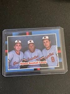 1988 DONRUSS RIPKEN BASEBALL FAMILY (BILLY RIPKEN/CAL RIPKEN SR./CAL RIPKEN JR.) - Picture 1 of 11