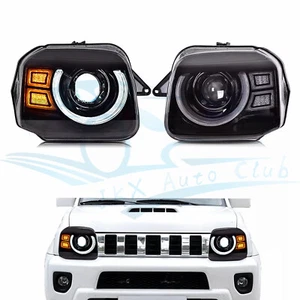 LED Headlight For Suzuki Jimny 2007-2015 LED Front Light Assembly Left&Right - Picture 1 of 12