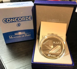 2009 France 10 euro silver proof coin - Concorde - Imagen 1 de 3