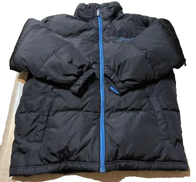 Abrigo acolchado de plumón Sean John para niño con cremallera completa juvenil mediano 12-14 capucha escondida Foto 1 de 4