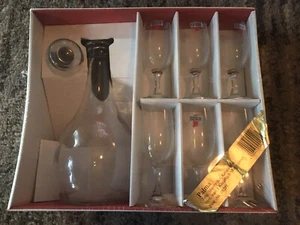 Rastal Kristallglass Clear Water Wine Sherry Set 7 piece Decanter Glasses - Picture 1 of 3