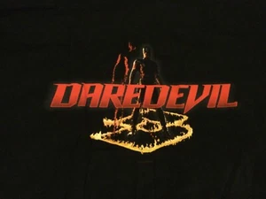 VINTAGE 2003 FOX PROMO MARVEL DAREDEVIL SZ XL BLACK GRAPHIC T-SHIRT, NEW W/ TAGS - Picture 1 of 3