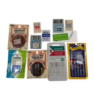 Lote vintage agujas máquina de coser surtido paquete Foto 1 de 4