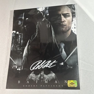 Robert Pattinson - Auto firmado - Foto 8x10 - Con certificado de autenticidad - "The Batman"  - Imagen 1 de 7
