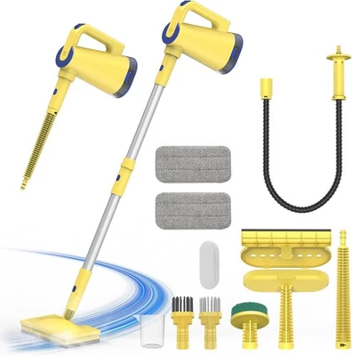 OMESER Steam Cleaner Vacuum Mop Wet Dry Vacuum Cleaner 6 in 1 Steam Mop US Stock Foto 1 de 4