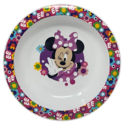 PIATTO FONDO MINNIE DISNEY STOVIGLIA 20CM PLASTICA RIUTILIZZABILE MICROONDE - Immagine 1 di 3