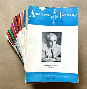 American Fencing 90 LOT (1960s/70s), Amateur Fencers League Of America - RARE - Picture 1 of 15