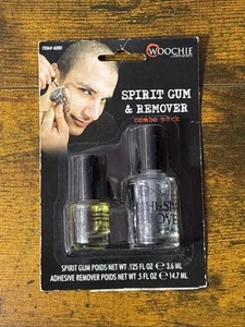 Woochie Spirit Gum Adhesive & Remover Combo Pack Theatrical Costume Makeup FX - Picture 1 of 2