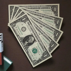 2021 One Dollar Bills Serial Numbers In Sequential Order 838 through 842 (Five) - Picture 1 of 1