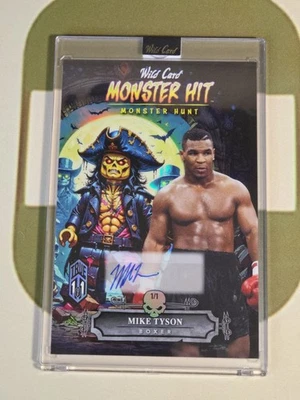 2025 Wild Card Haunted Hits Multi Sport MIKE TYSON True 1/1 Autograph Oversized  - Image 1 of 3