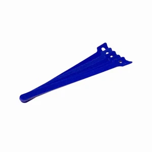 8 Inch Hook and Loop Reusable Strap Cable Cord Wire Ties 100 Pack Blue - Picture 1 of 5