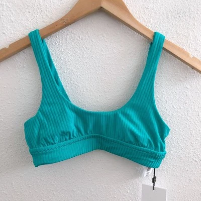 Top de bikini sin mangas Vitamin A Sienna XS/4 NUEVO CON ETIQUETAS Foto 1 de 4