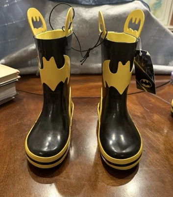 New Toddler Boy’s Batman Rain Boots, Size 7/8 - Image 1 of 4