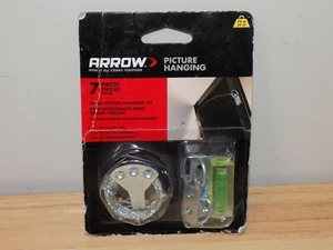Arrow 172248 Large Picture Hanging Kit 7 Pieces 75lb with Level - Picture 1 of 2