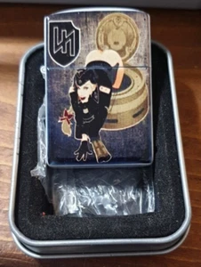 GERMAN PIN UP GIRL TANK DIVISION NEW PETROL FLIP LIGHTER - Picture 1 of 1
