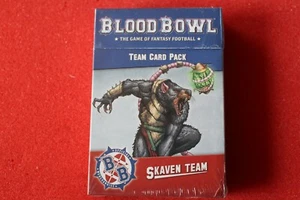 Games Workshop Bloodbowl Skaven Team Card Pack Cards Deck Set Blood Bowl Sealed - Picture 1 of 2