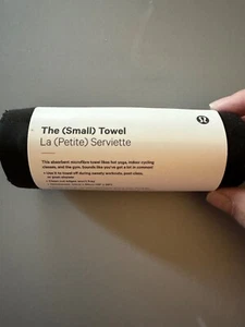 Lululemon The (Small) Towel, Black for Yoga/Gym - Picture 1 of 3