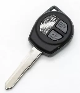 Fits SUZUKI Swift SX4 2 Button 433MHz Complete Car Key Chip Remote FOB Case - Foto 1 di 6