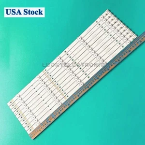 10pcs/set LED bar For Hisense 55R6107 55R7050E 55R6D SVH550AL2 SVH550AL3_REV03 - Picture 1 of 8