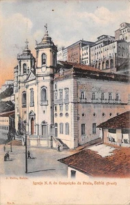 BAHIA, BRAZIL ~ BASILICA OF IMMACULATE CONCEPTION ~ c. 1902 - Picture 1 of 2
