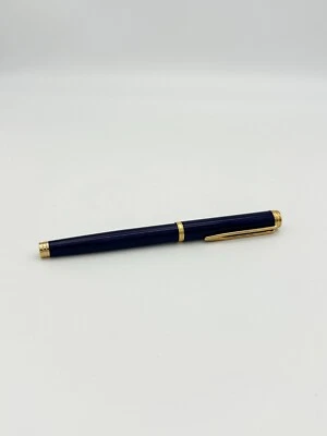 Винтажная перьевая ручка Waterman Ideal золото 18 карат Париж Франция синий цвет - Изображение 1 из 4