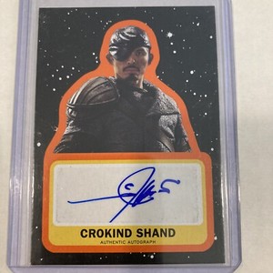 2017 Star Wars Journey to Last Jedi Crokind Shand Auto Orange 45/50 Parallel