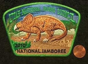 UTAH NATIONAL PARKS COUNCIL 508 OA 2010 BSA CENTENNIAL JAMBOREE DINOSAUR JSP 3 - Picture 1 of 2