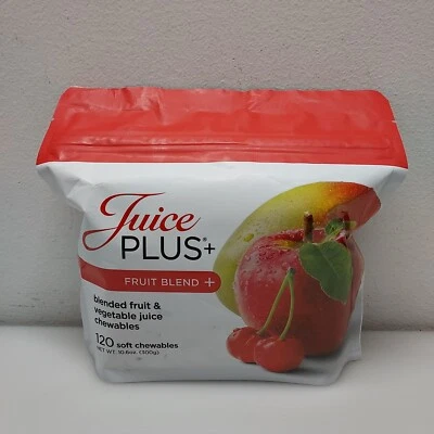 JUICE PLUS+ MEZCLA DE FRUTAS+ 120 GOMITAS MASTICABLES SUAVES SUMINISTRO 2 MESES NUEVO SELLADO 04/2025 Foto 1 de 4